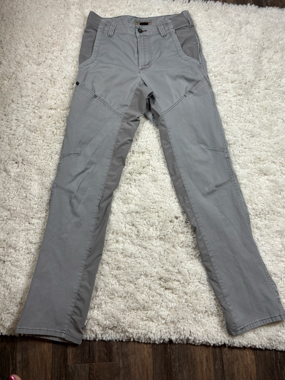 5.11 Tactical Men’s Pants 30x36 Gray Utility Cargo Work Pants